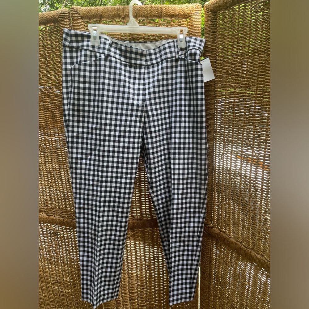 Talbots Chatham Ankle Pants- tailored check size 16P